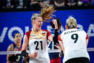 Kapitänin der Deutschen Frauen-Nationalmannschaft Camilla Weitzel - Foto: volleyballworld 
